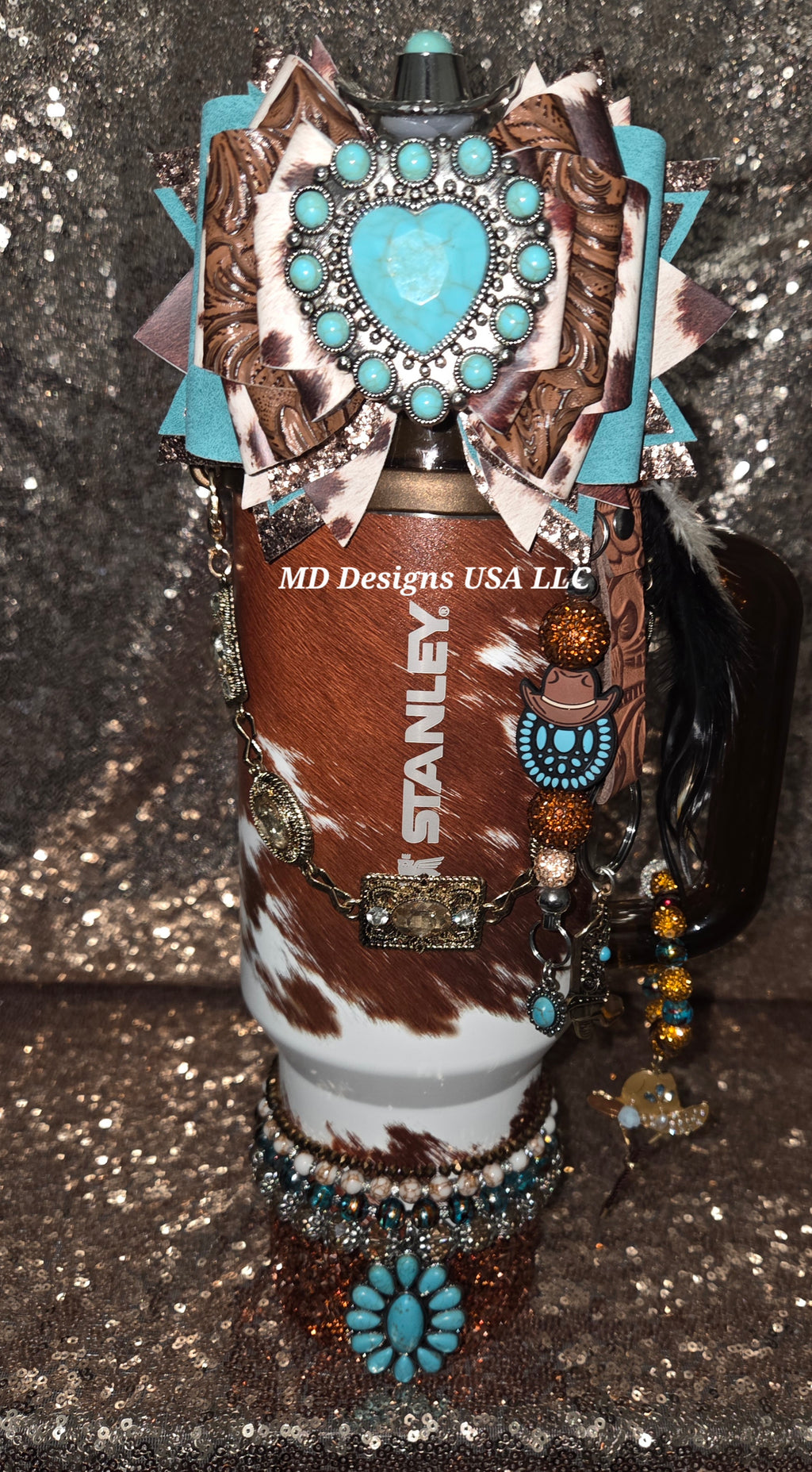 KM Western Turquoise Royale Accessory Set