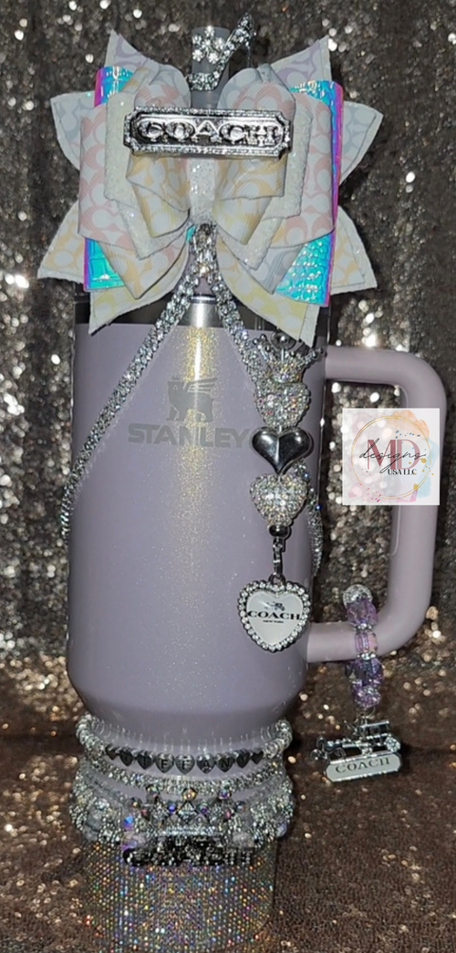 Aster Silver Coach Carriage Accessory Set