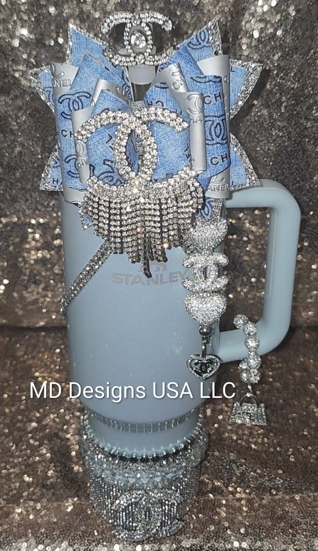 Blue Diamond Fringe CiCi Accessory Set