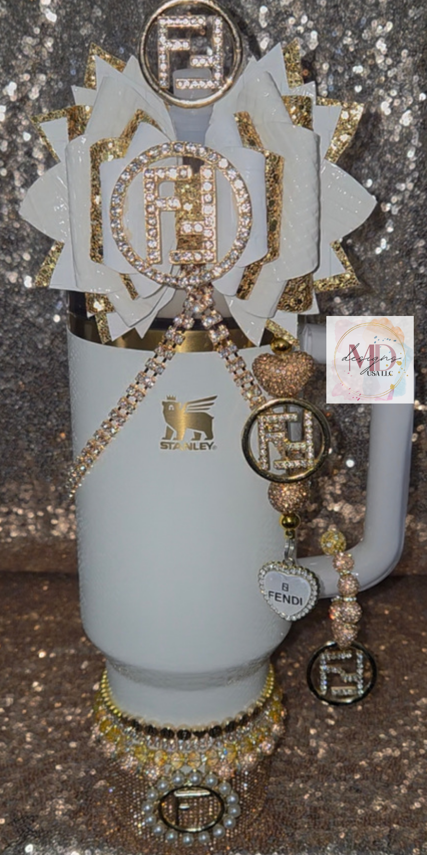 Cream Luxe Findi Accessory Set