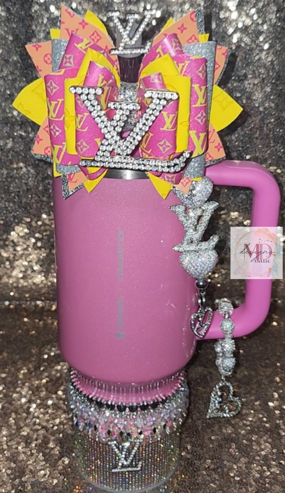 Summertime Pink and Yellow El Vee Accessory Set