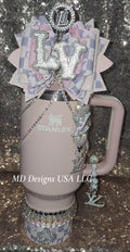 Pink Checkered Diamond El Vee Accessory Set