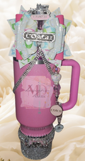 Pink and Silver Coach Carriage Accessory Set