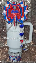 Red, White, and Blue El Vee Accessory Set