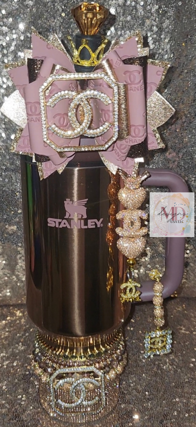 Polished Rosegold CiCi Accessory Set