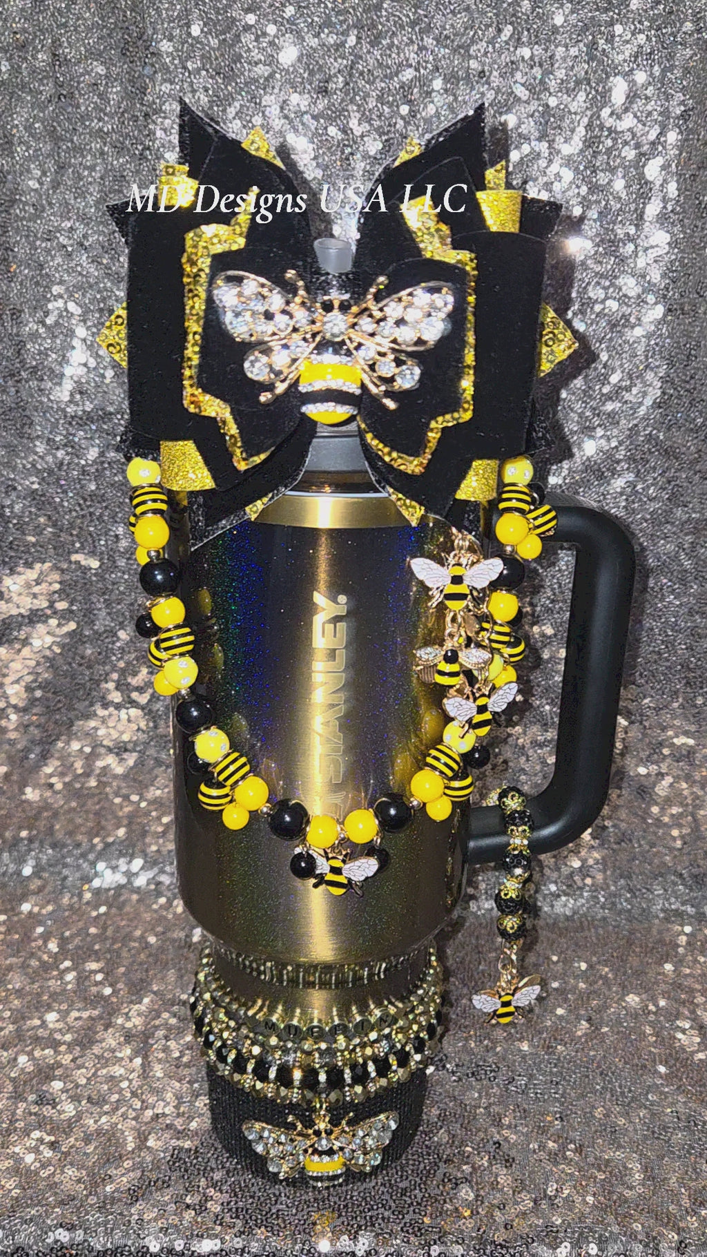 Velvet Black Honeybee Accessory Set