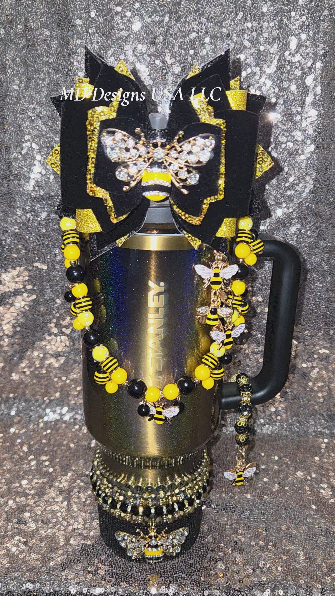 Velvet Black Honeybee Accessory Set