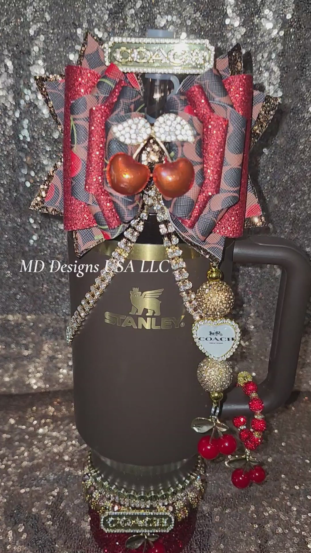 Chocolate Cherry Coach Accessory Set
