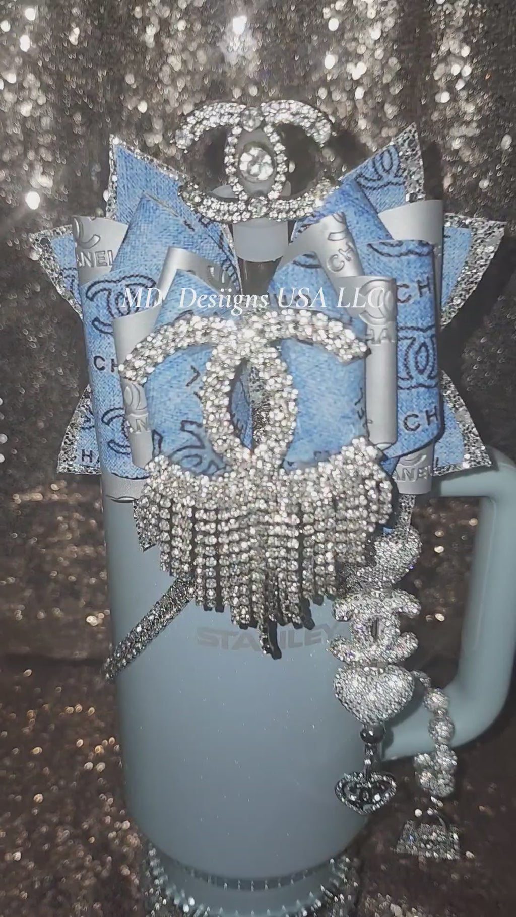 Blue Diamond Fringe CiCi Accessory Set