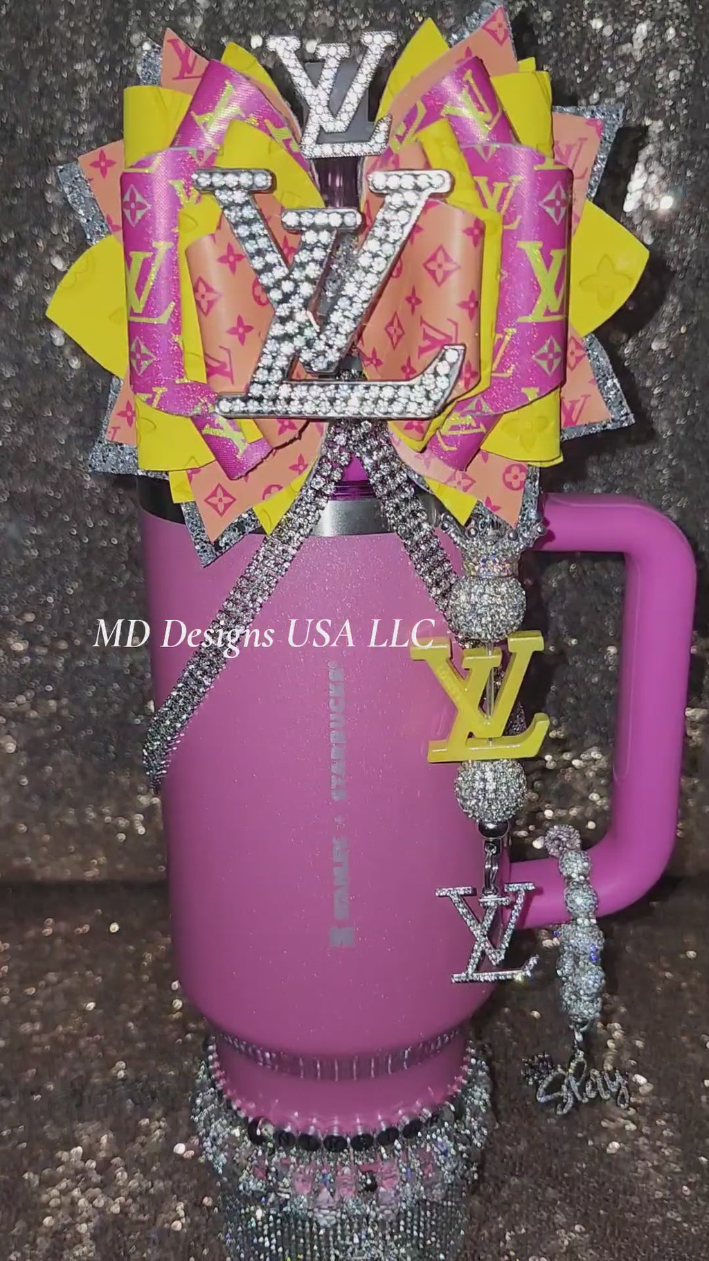 Summertime Pink and Yellow El Vee Accessory Set