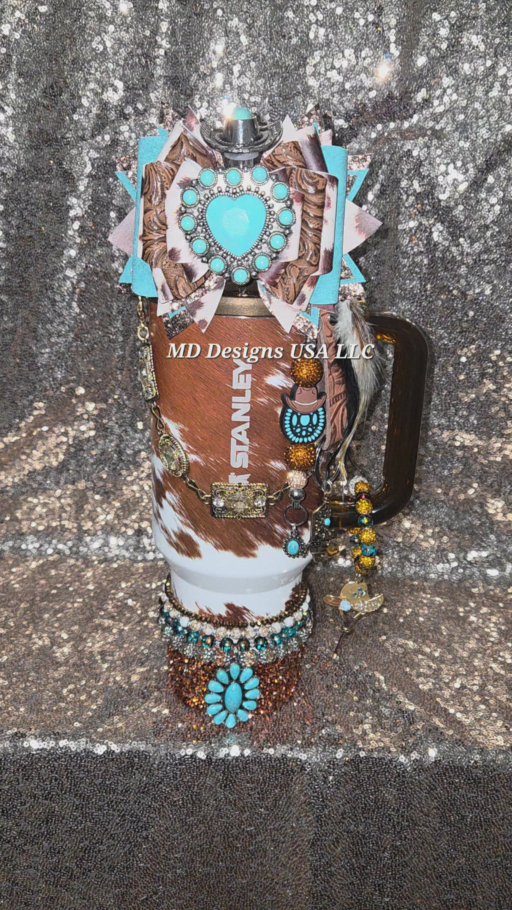 KM Western Turquoise Royale Accessory Set