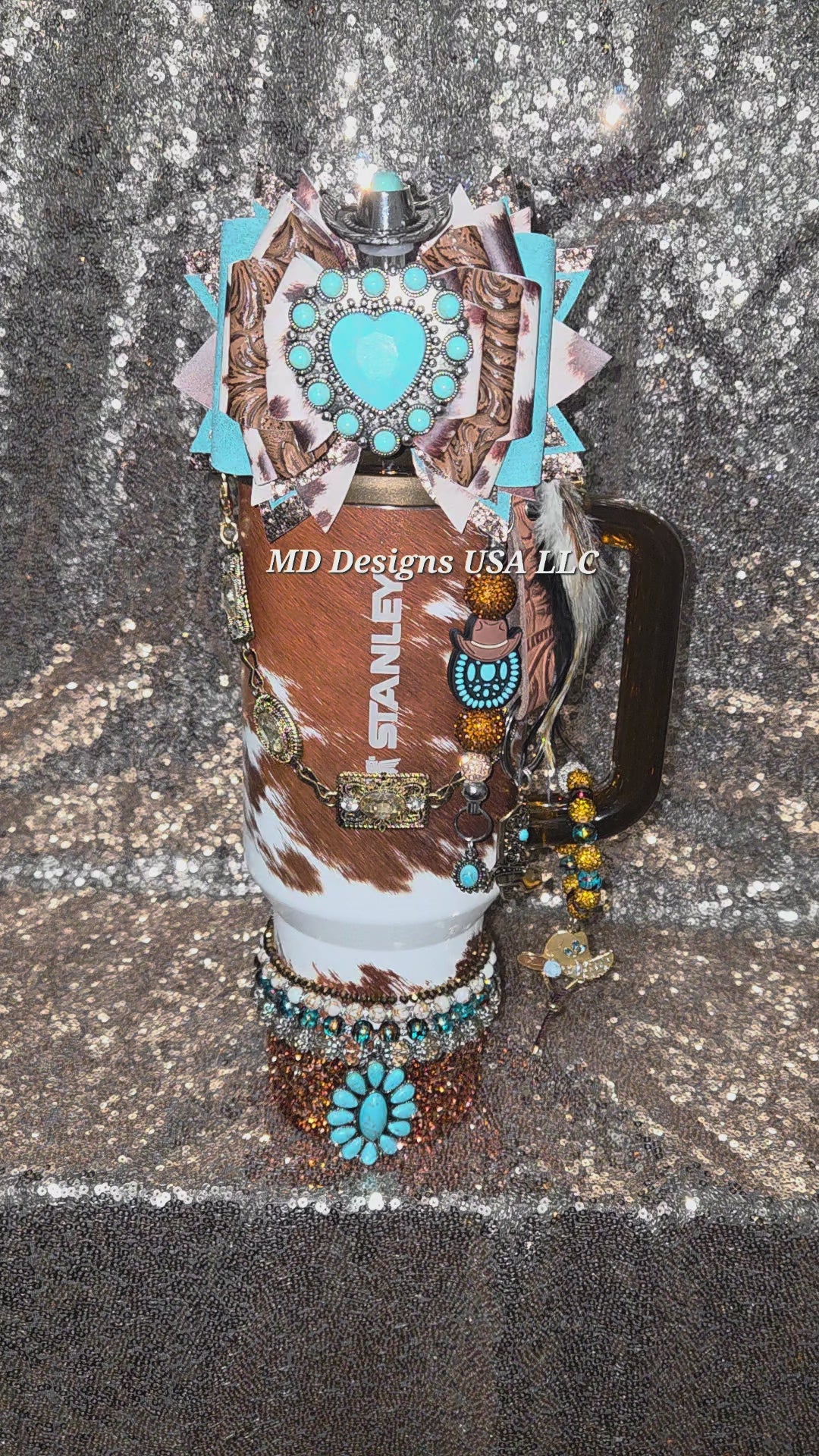 KM Western Turquoise Royale Accessory Set